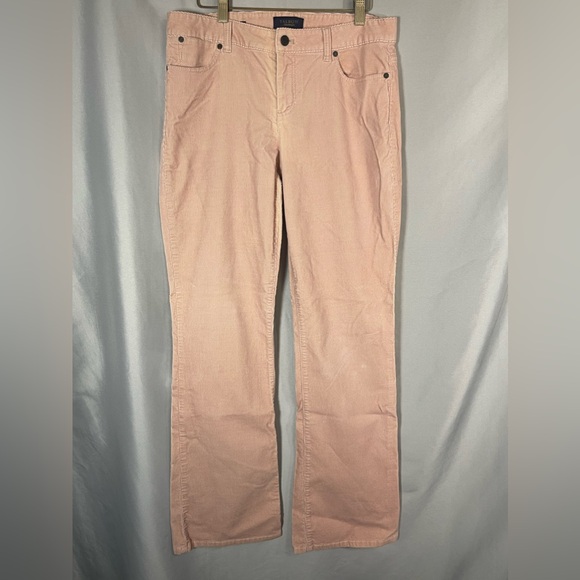 Talbots Pants - Talbots Pants Womens Corduroy Light Pink Signature Boot Cut Retro Sz 10L Tall